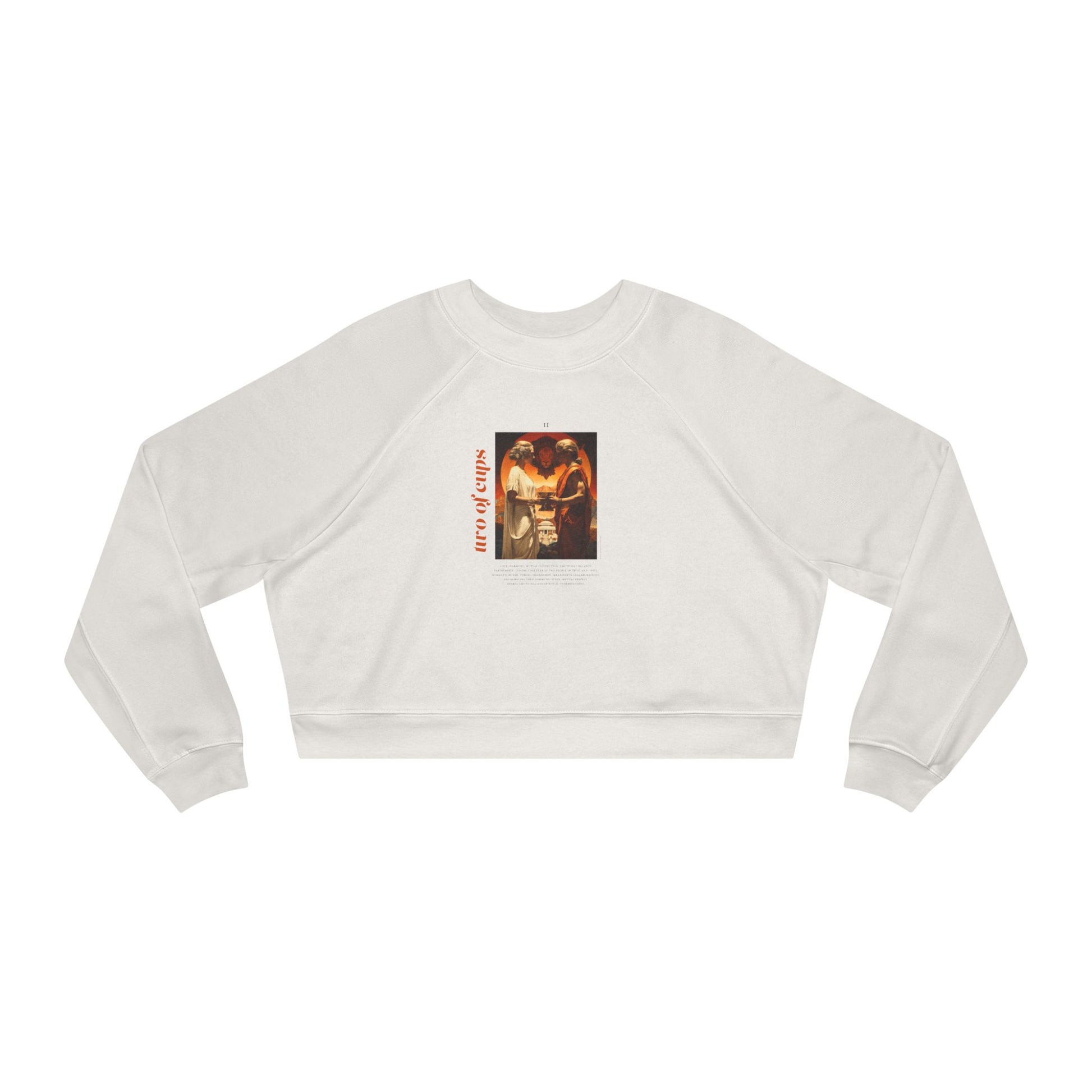 Two of Cups: Light Star Collection - Cropped Sweatshirt