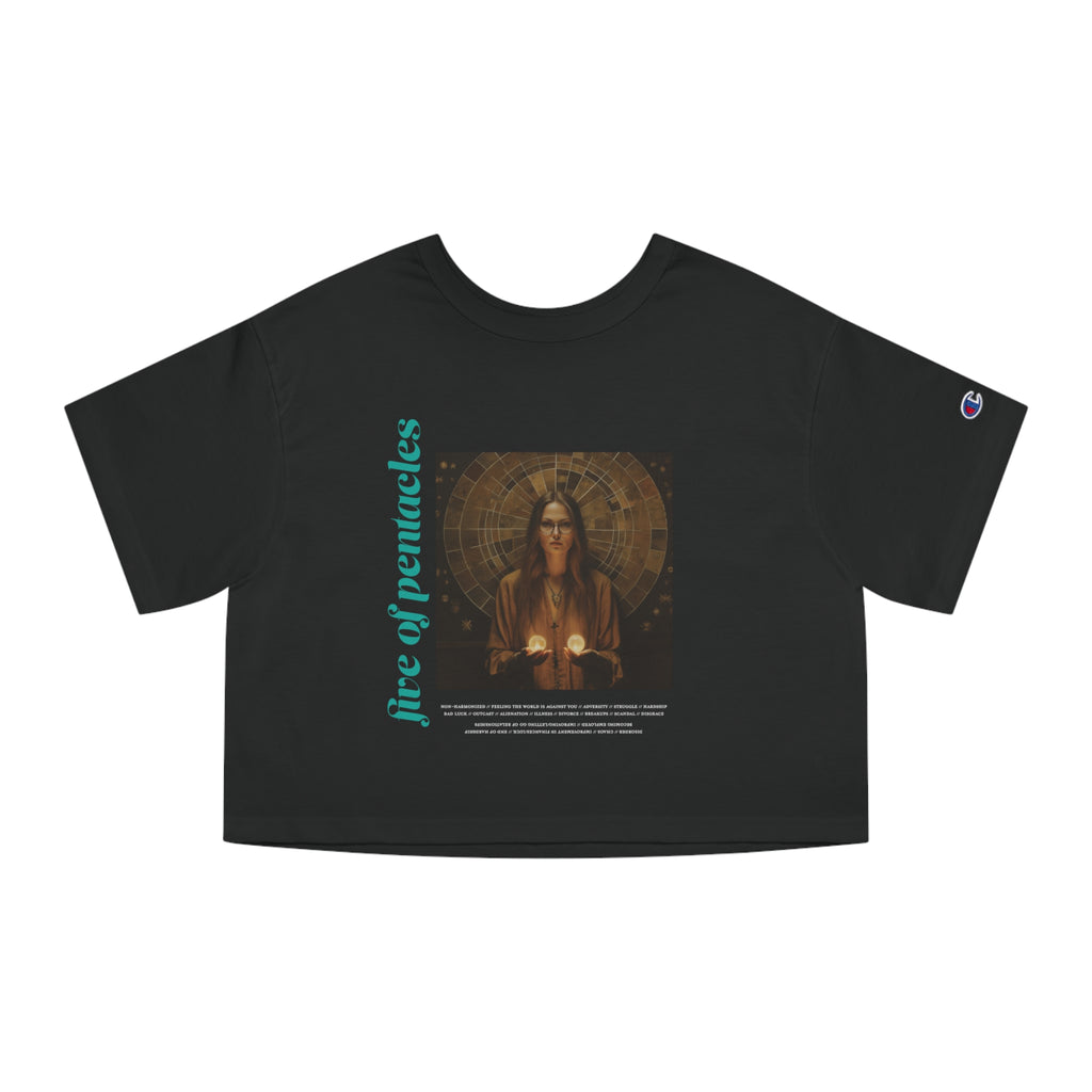 The Five of Pentacles - Cropped Tee