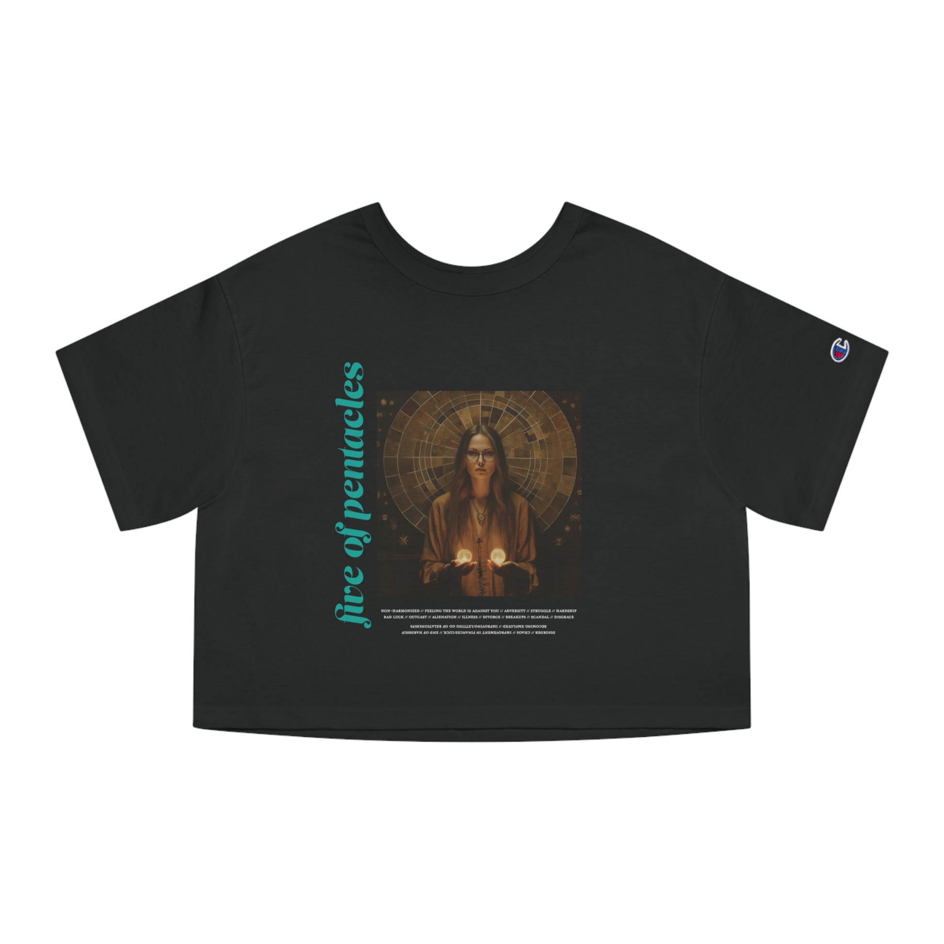 The Five of Pentacles - Cropped Tee