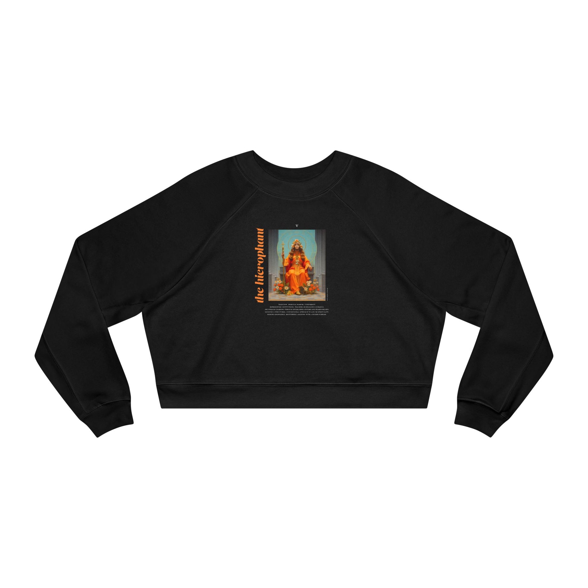 The Hierophant: Light Star Collection - Cropped Sweatshirt