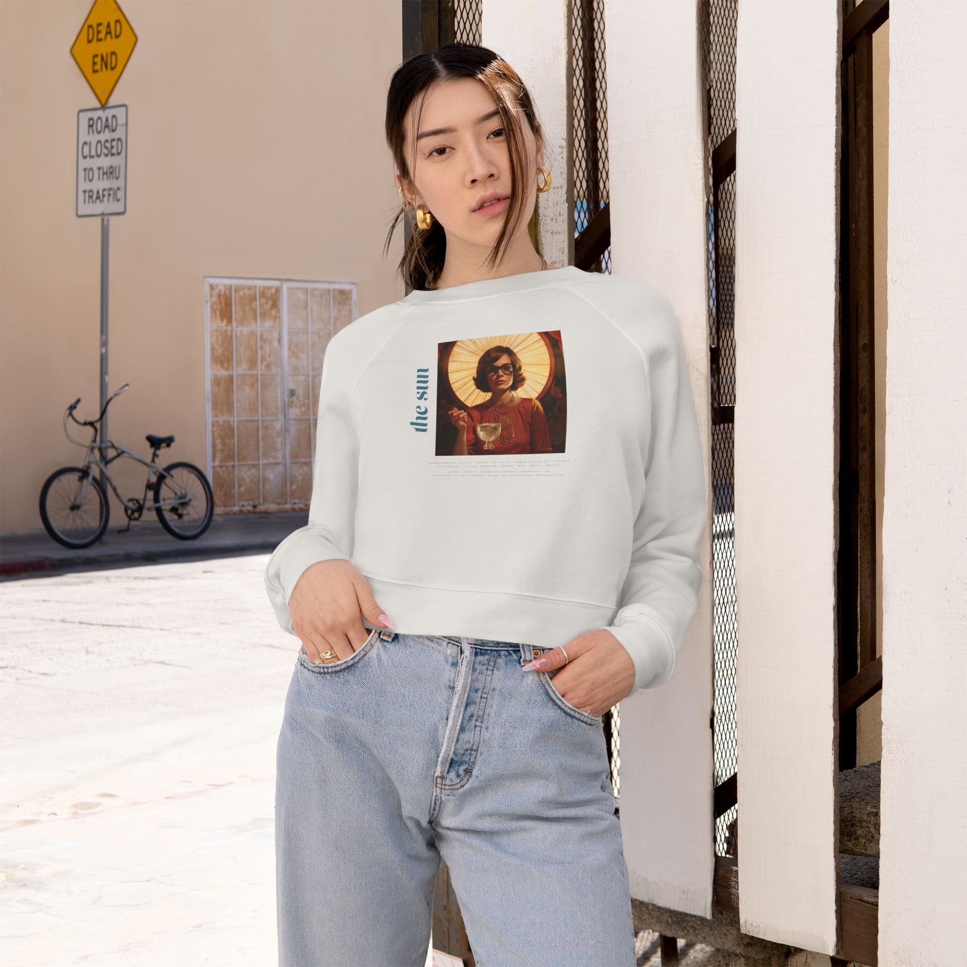 The Sun - Cropped Sweatshirt