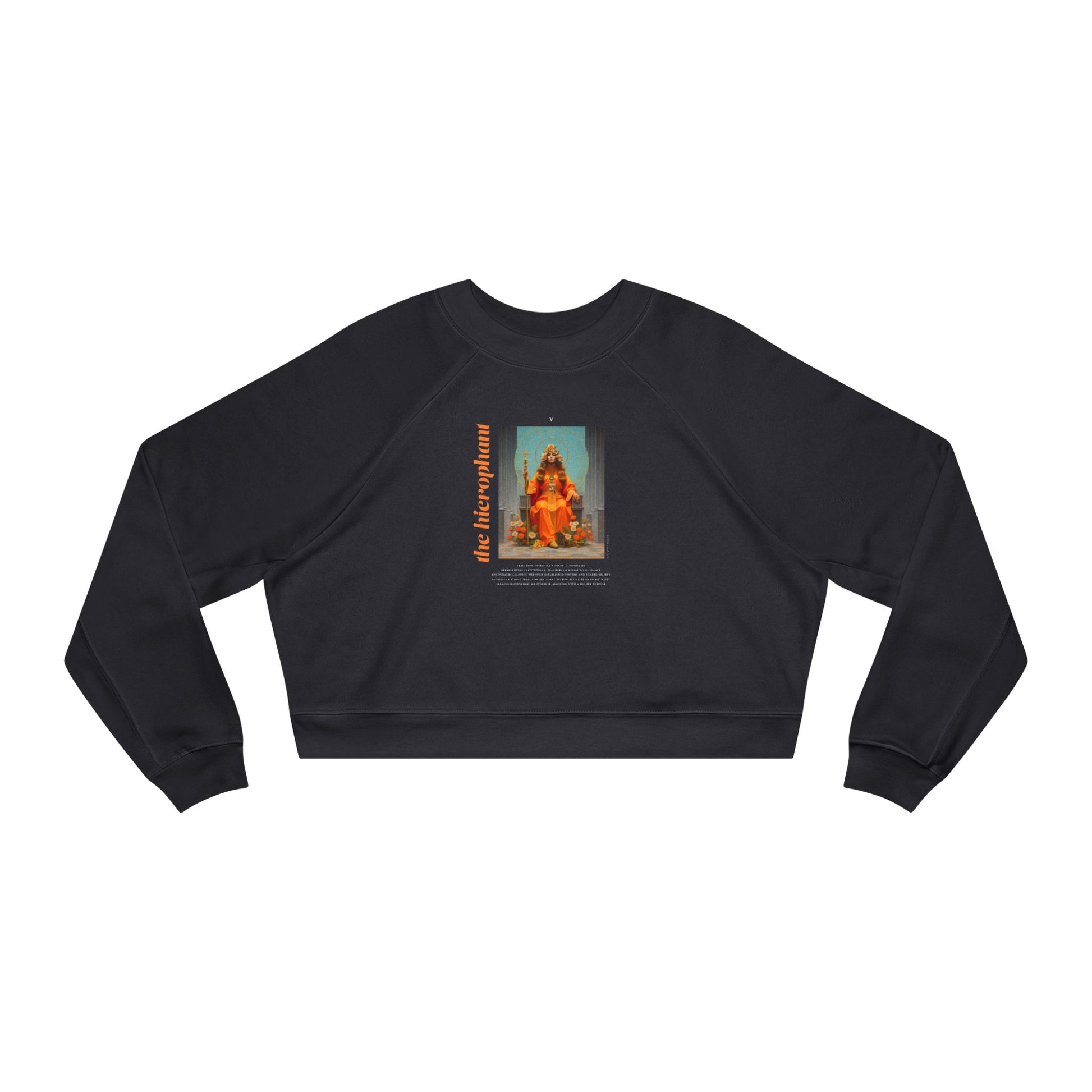 The Hierophant: Light Star Collection - Cropped Sweatshirt