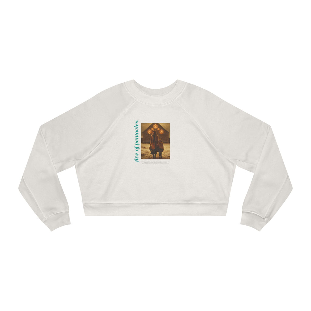 Five of Pentacles: Light Star Collection - Cropped Sweatshirt
