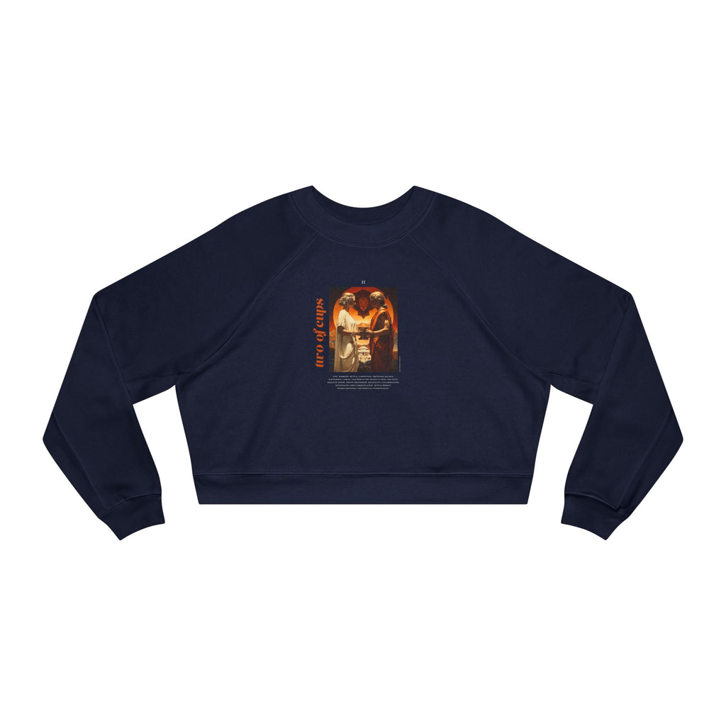 Two of Cups: Light Star Collection - Cropped Sweatshirt