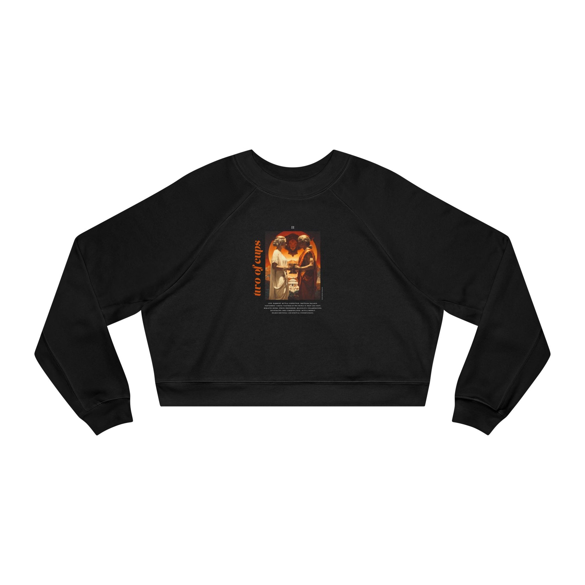 Two of Cups: Light Star Collection - Cropped Sweatshirt