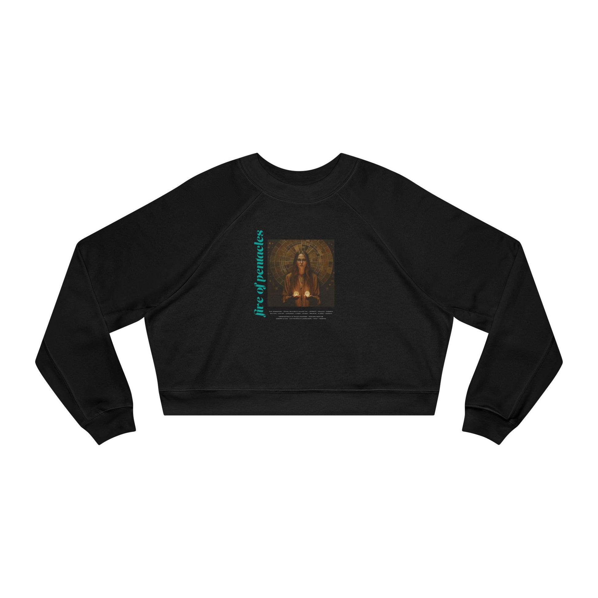 The Five of Pentacles - Cropped Sweatshirt