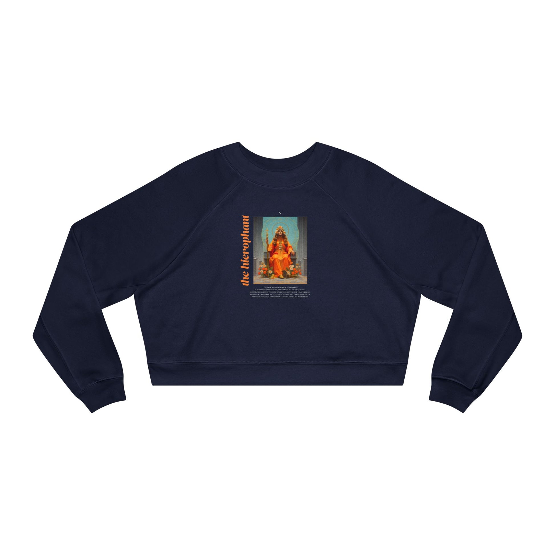 The Hierophant: Light Star Collection - Cropped Sweatshirt
