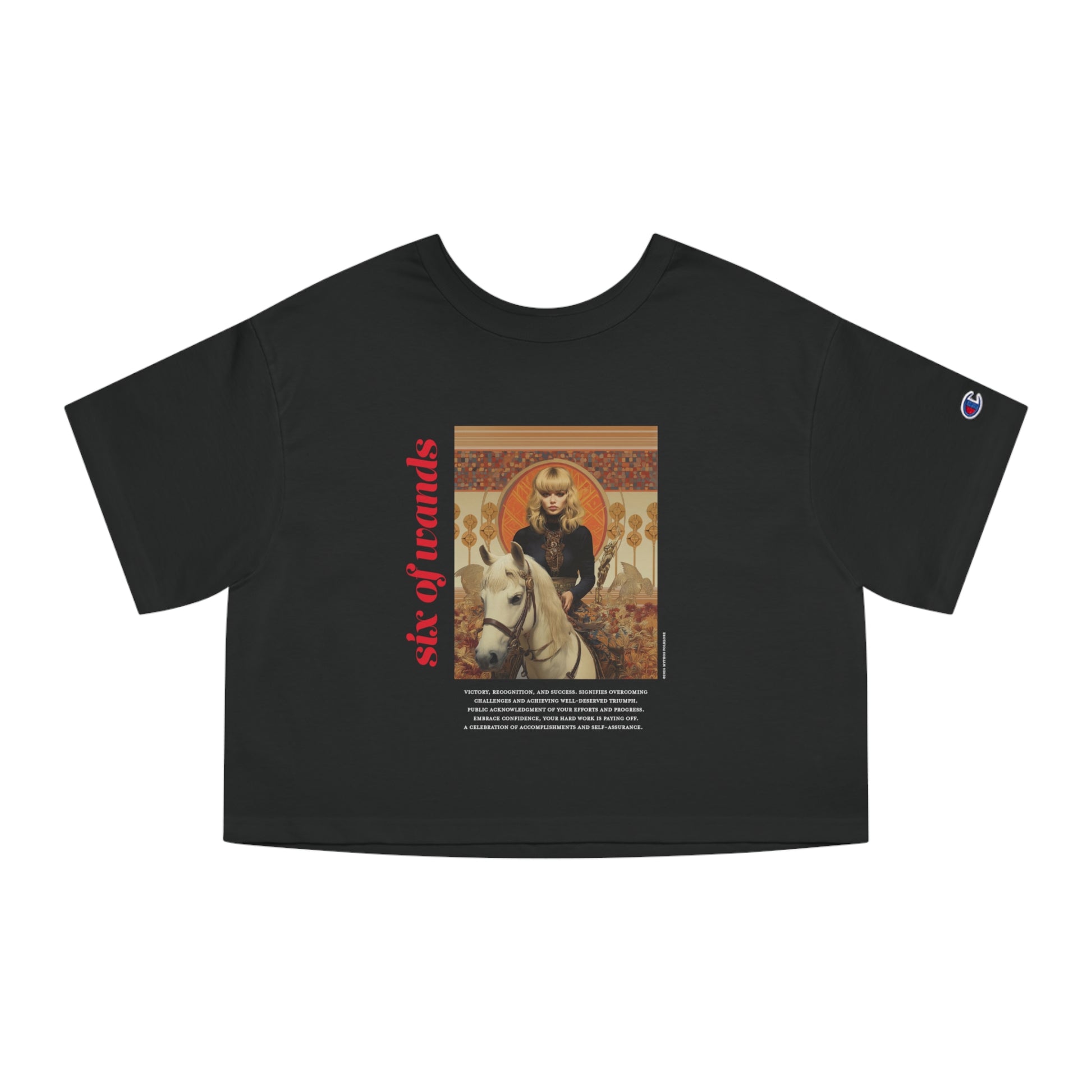 Six of Wands: Light Star Collection - Cropped Tee