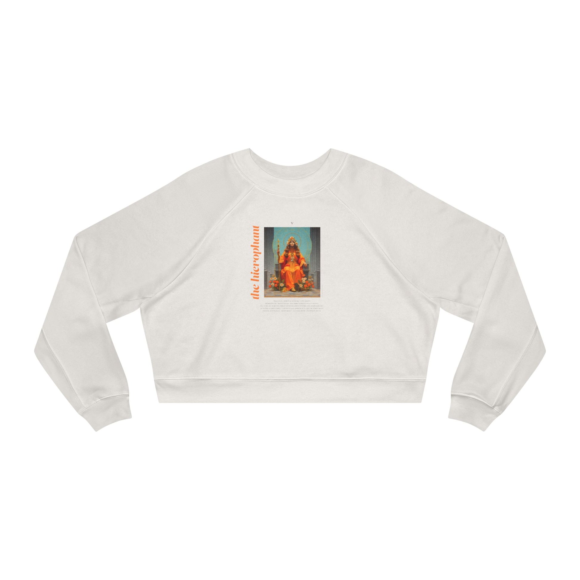 The Hierophant: Light Star Collection - Cropped Sweatshirt