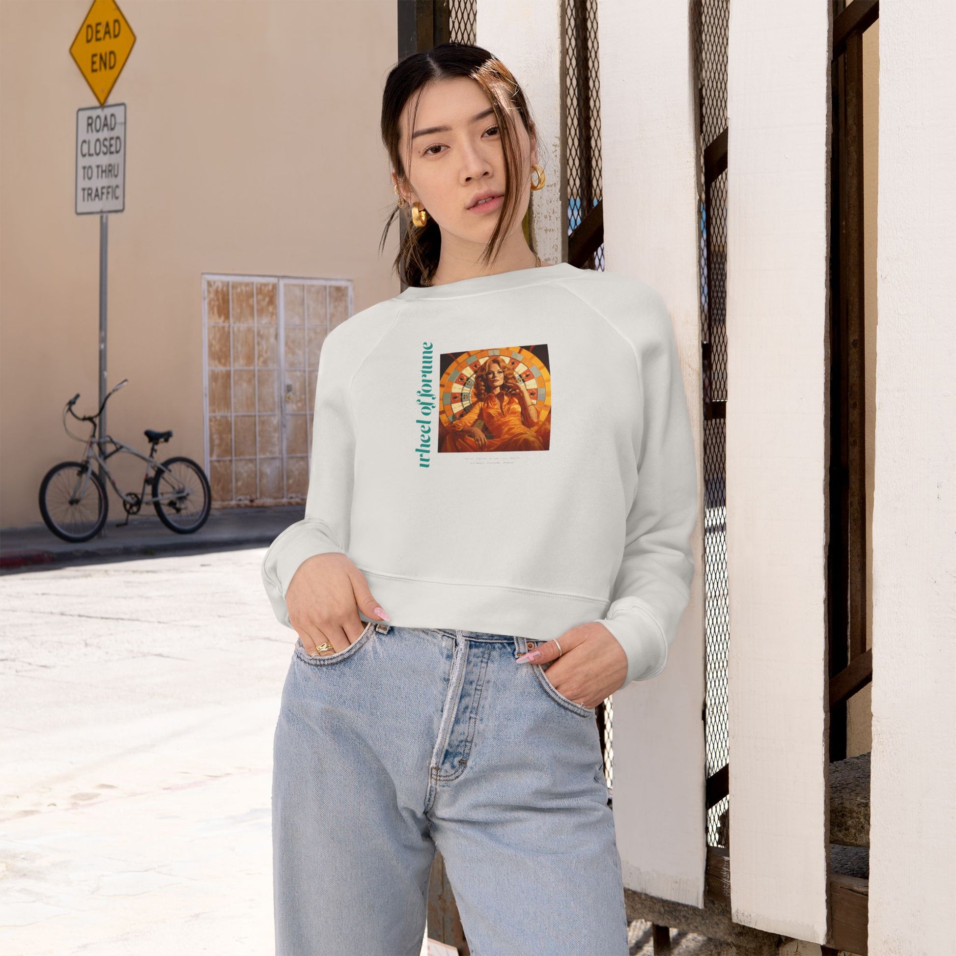 Wheel of Fortune - Cropped Sweatshirt