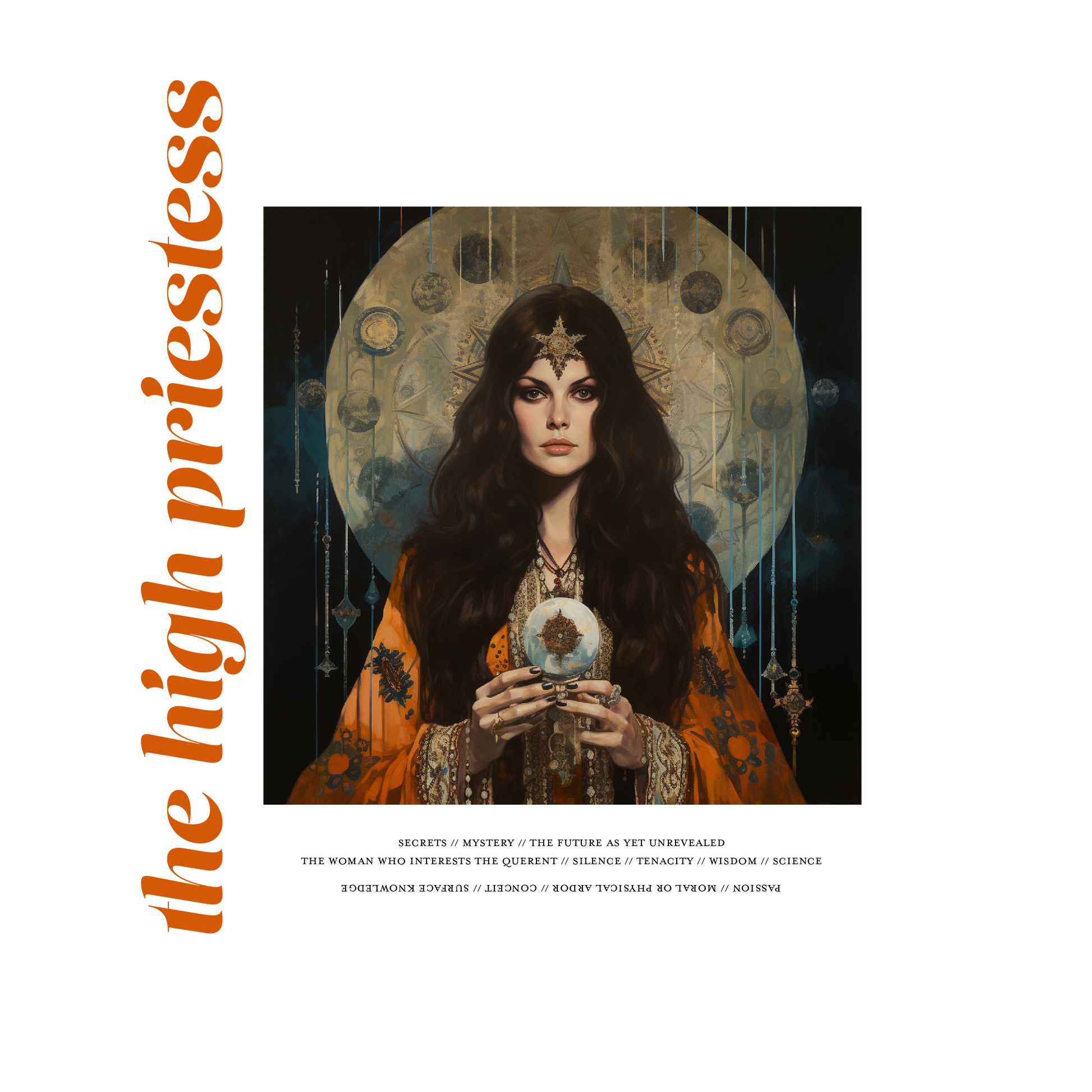 The High Priestess card - Unisex Tee