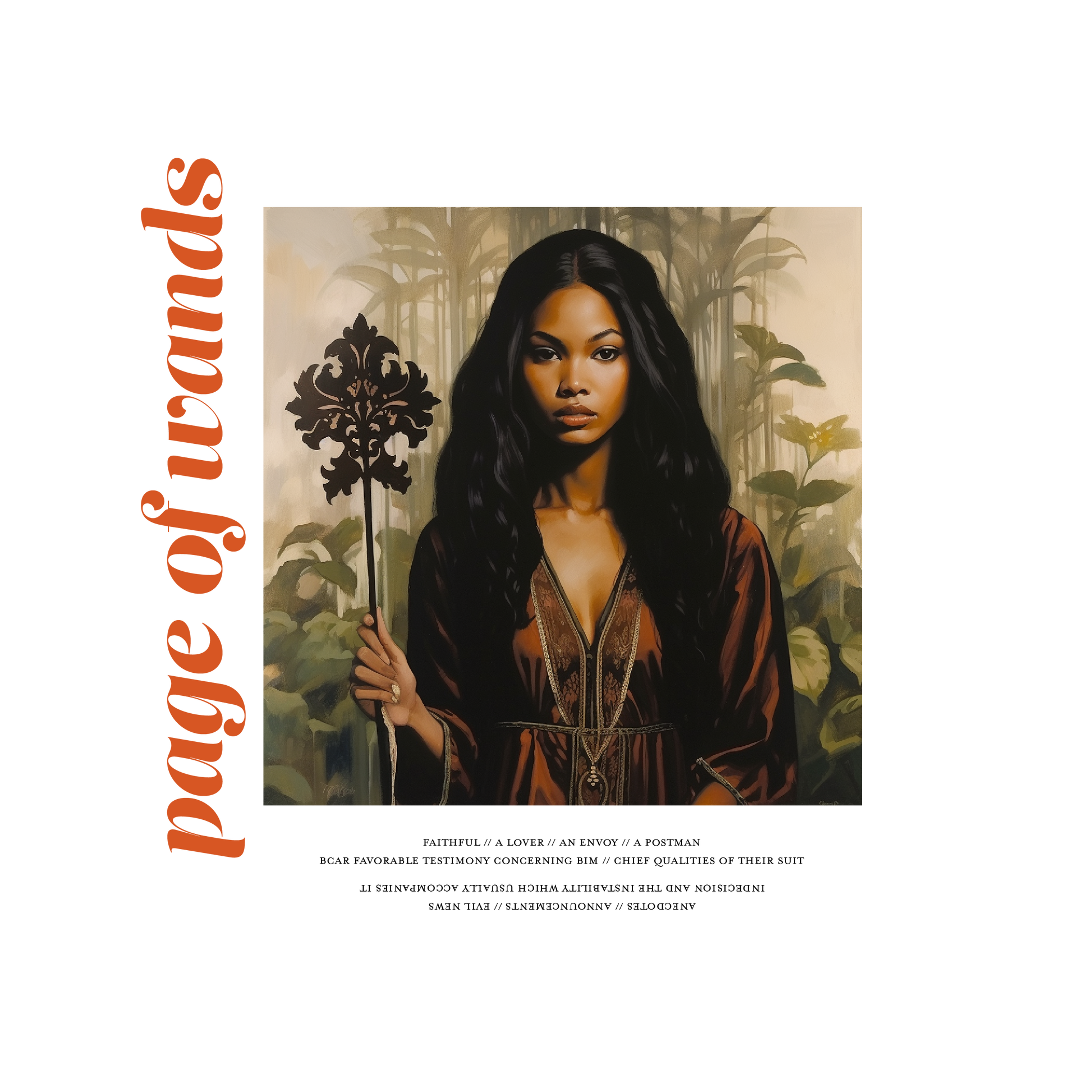 Page of Wands - Cropped Tee