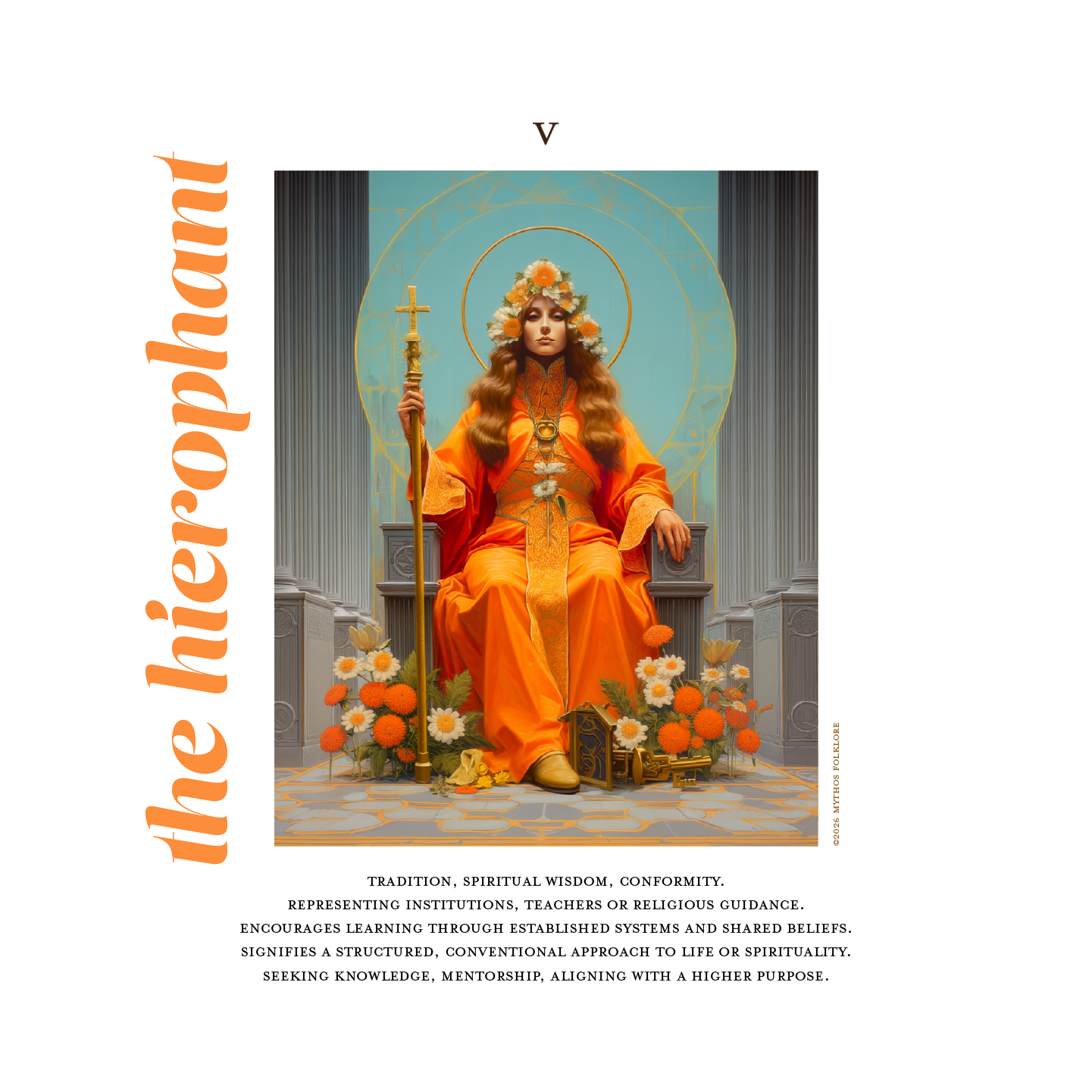 The Hierophant: Light Star Collection - Cropped Tee