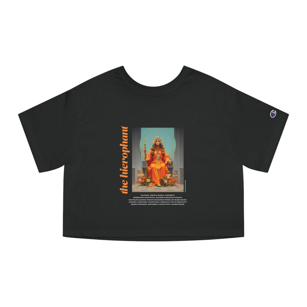 The Hierophant: Light Star Collection - Cropped Tee
