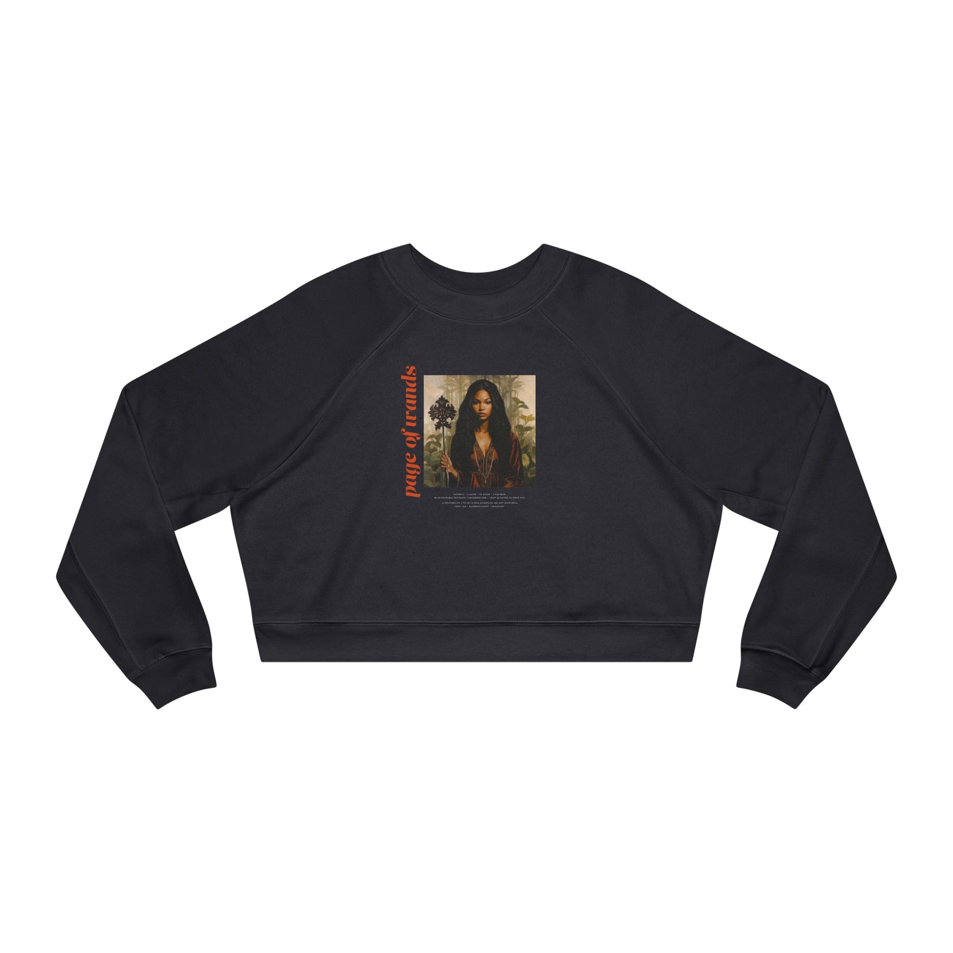 Page of Wands - Cropped Sweatshirt