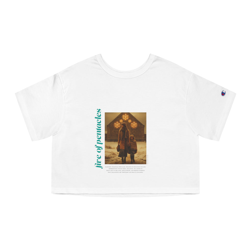 Five of Pentacles: Light Star Collection - Cropped Tee