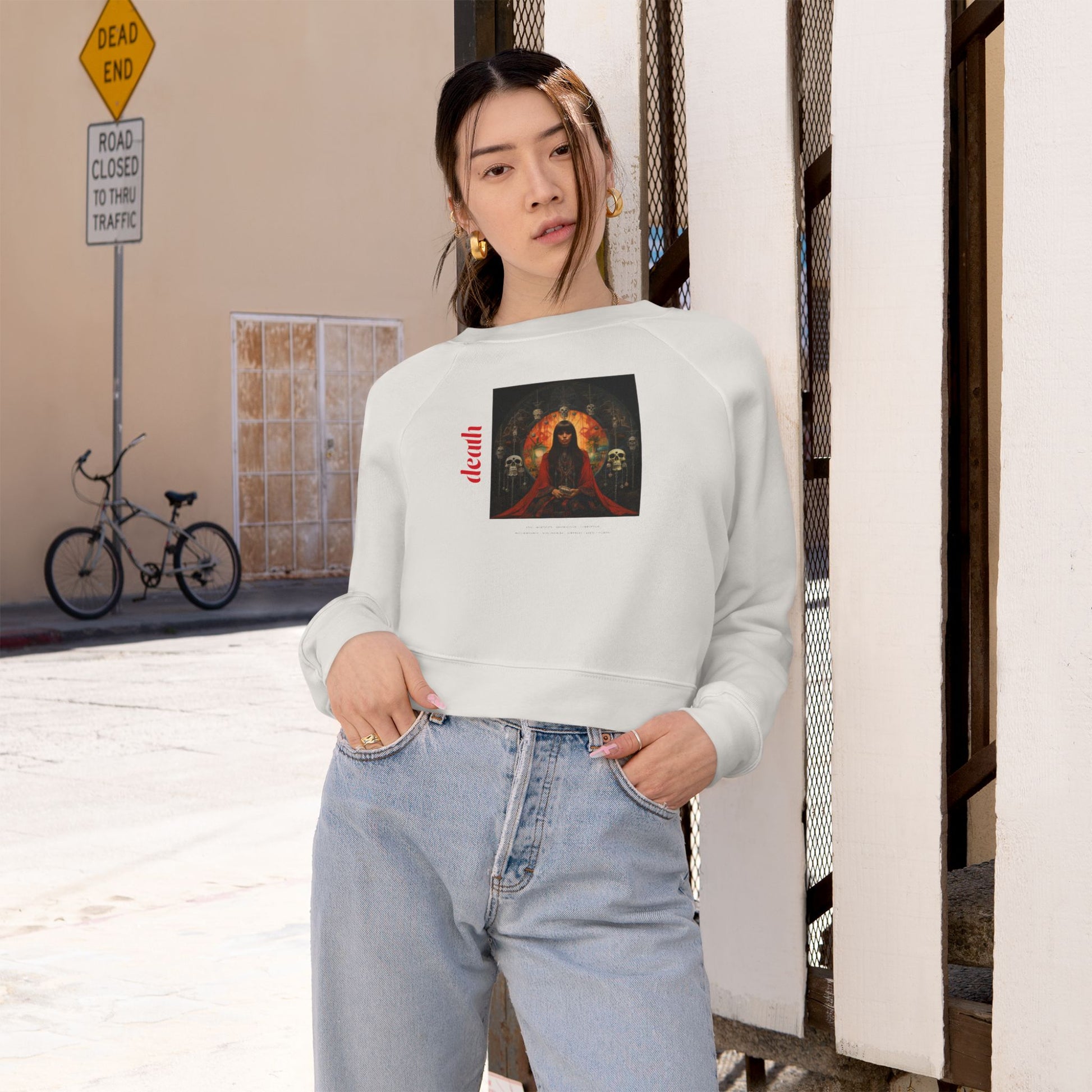 Death - Cropped Sweatshirt