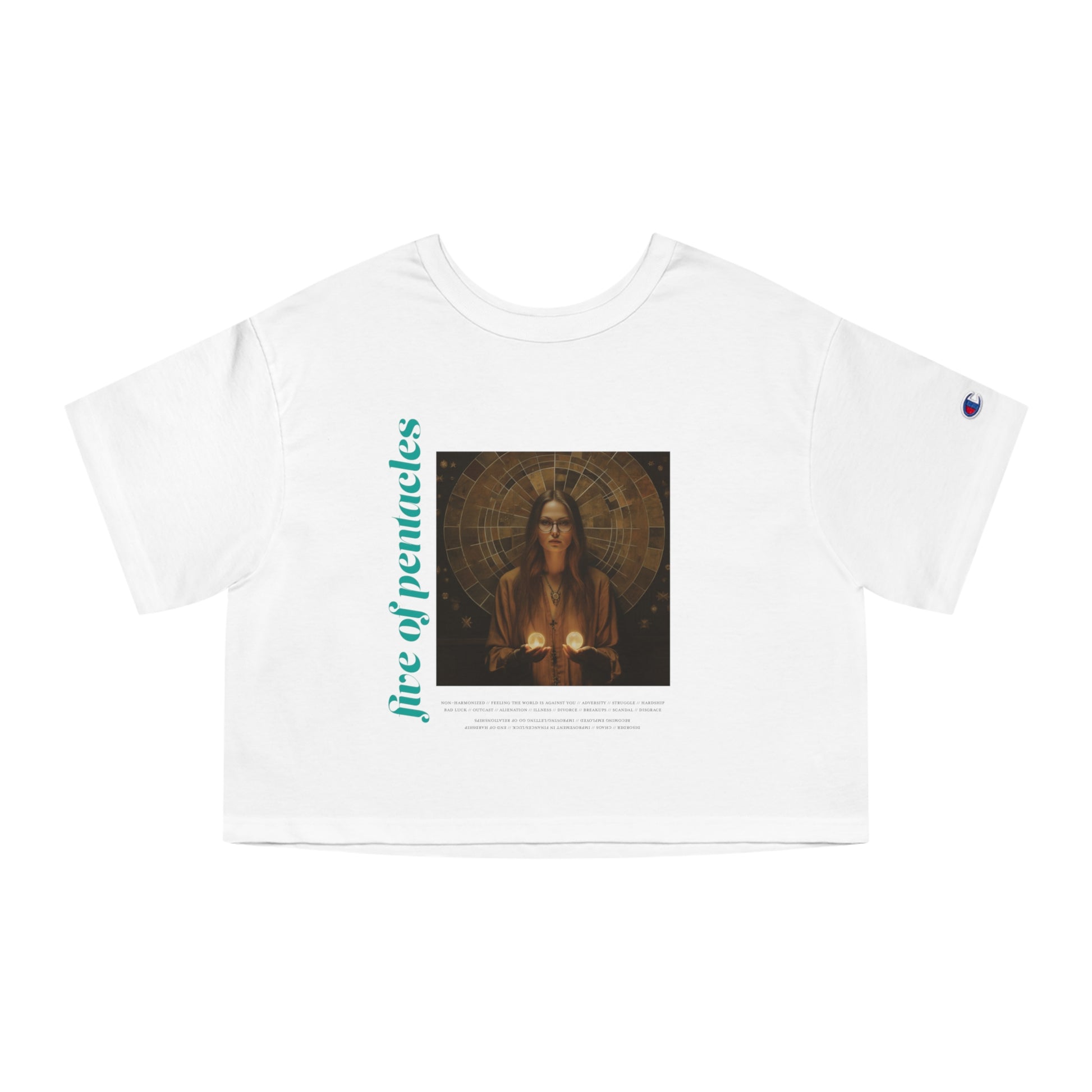 The Five of Pentacles - Cropped Tee