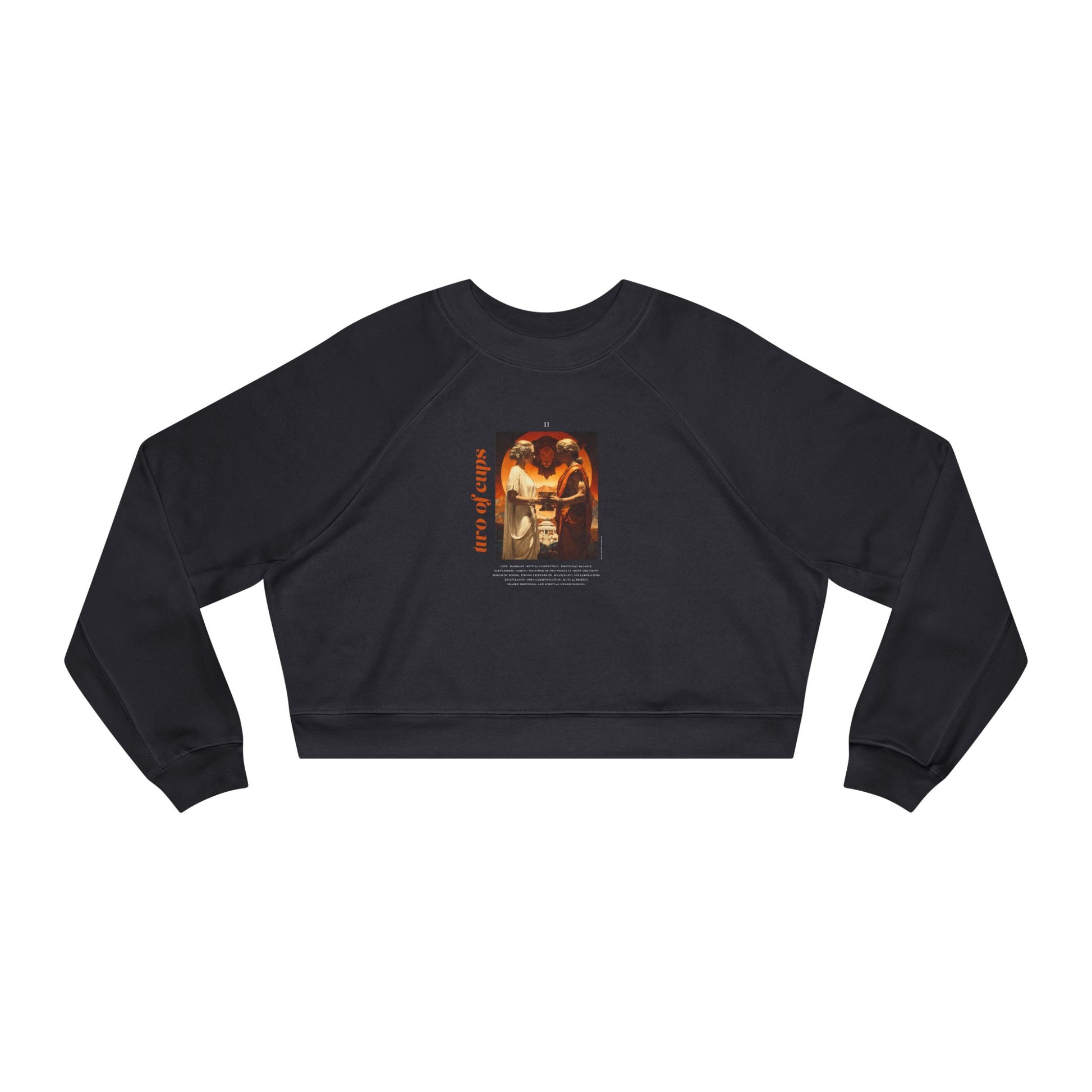 Two of Cups: Light Star Collection - Cropped Sweatshirt