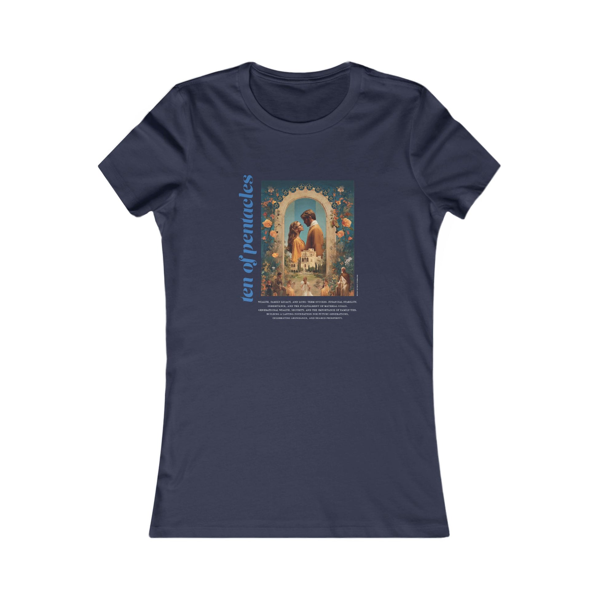 Ten of Pentacles: Light Star Collection - Contoured Fit Tee